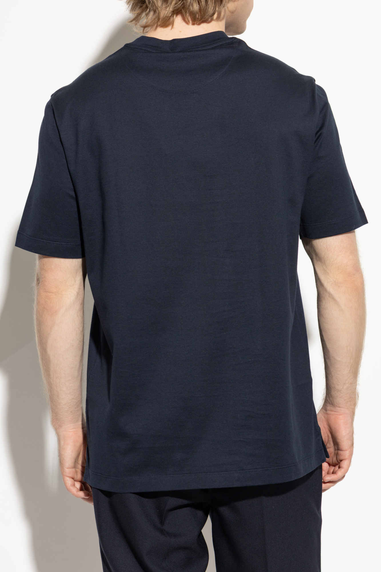 Brioni T-shirt with patch | Men's Clothing | Vitkac